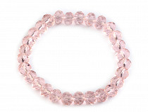 Bracelet extensible avec perles à facettes