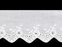 Broderie Anglaise Cotton Eyelet Lace Trim width 62 mm