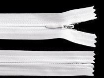 Spirálový zip skrytý šíře 3 mm délka 30 cm