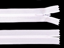 Spirálový zip skrytý šíře 3 mm délka 60 cm dederon