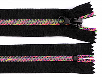 Nylon Zipper width 5 mm length 16 cm rainbow