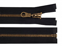 Metal Brass Zipper width 6 mm length 75 cm jacket