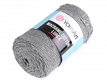 Fir de tricotat / croșetat Macrame Cotton lurex, 250 g