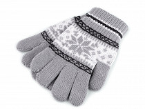 Baby Knitted Gloves Norwegian pattern