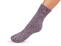 Dámské froté ponožky žíhané