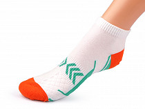 Dámske bavlnené športové ponožky členkové