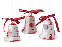 Calzini natalizi da donna/ragazza, all’interno di una confezione regalo, con campanellino