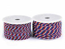 Tricolor Twisted Cord Ø2 and 3 mm
