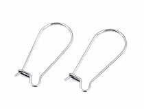 Stainless Steel Ear Wire Kidney Shape 25 mm