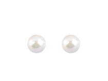 Boucles d’oreilles en acier inoxydable avec perle