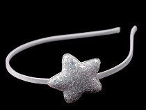 Headband with Glitter Heart, Star