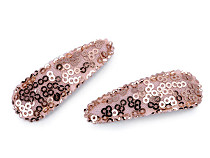 Snap Hair Clip with Sequins