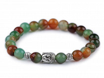Bracelet Bouddha pour femme - Agate multicolore