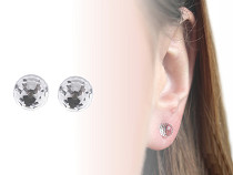 Earrings with Swarovski Elements ball