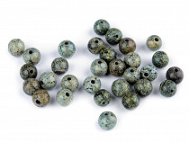 Perles minérales - Serpentine russe, Ø 6 mm