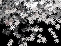 Mini sequins pailletés Flocons de neige, Ø 5 mm