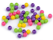 Plastic Beads Color Ø6 mm mix