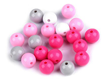 Plastic Beads Color Ø10 mm mix
