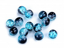 Crackle Glass Beads Ø8 mm