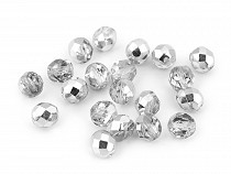 Perles de verre polies, 8 mm