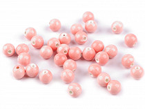 Perline in porcellana, dimensioni: Ø 8 mm
