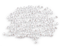 Plastic beads / faux pearls Glance 4x6 mm