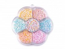 Set of Seed Beads in a Plastic Box