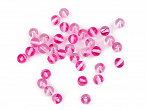 Glass beads with AB effect Ø6 mm