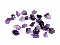 Perles minérales Améthyste, formes irrégulières