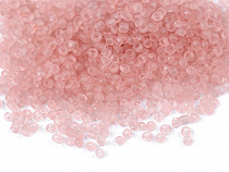 Perles de rocaille transparentes givrées 12/0 - 2 mm