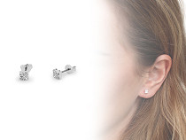 Rhinestone Earrings Jablonec Jewelery