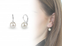 Boucles d’oreilles avec perle, bijouterie de Jablonec