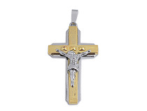 Stainless steel cross pendant