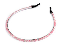 Hair headband with beads