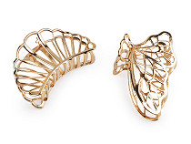 Metal hair claw clip butterfly, seashell