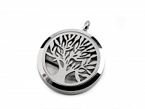 Medalion / pandantiv arborele vieții din oțel chirurgical