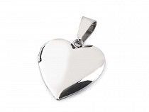 Stainless Steel Heart Locket Pendant