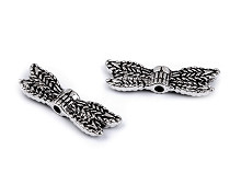 Decorative Spacer Charm 6x21 mm, Dragonfly Wings 