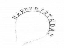 Serre-tête métallique - Happy Birthday (« Joyeux Anniversaire ») 