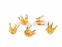 Metal Crown for sewing / pinning 14x15 mm