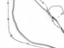 Stainless Steel Double Necklace