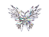 Brooch with Rhinestones, Butterfly