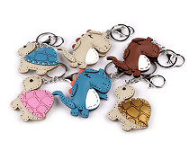 Backpack Pendant / Keychain - turtle, dinosaur