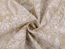 Decorative Cotton Fabric Loneta Flowers