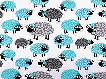 Cotton Fabric / Canvas Sheep