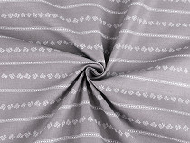 Cotton Fabric / Canvas - Folk Style / Stripes