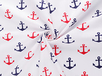 Cotton Fabric / Canvas - Anchor
