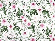 Cotton Fabric / Canvas - Rose