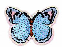 Aufbügler Schmetterling mit Pailletten