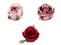 Bouton de rose artificiel, Ø 5,5 cm